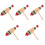 5Sets Kindvriendelijk Guiro Slaginstrument Beginner Khaki 5