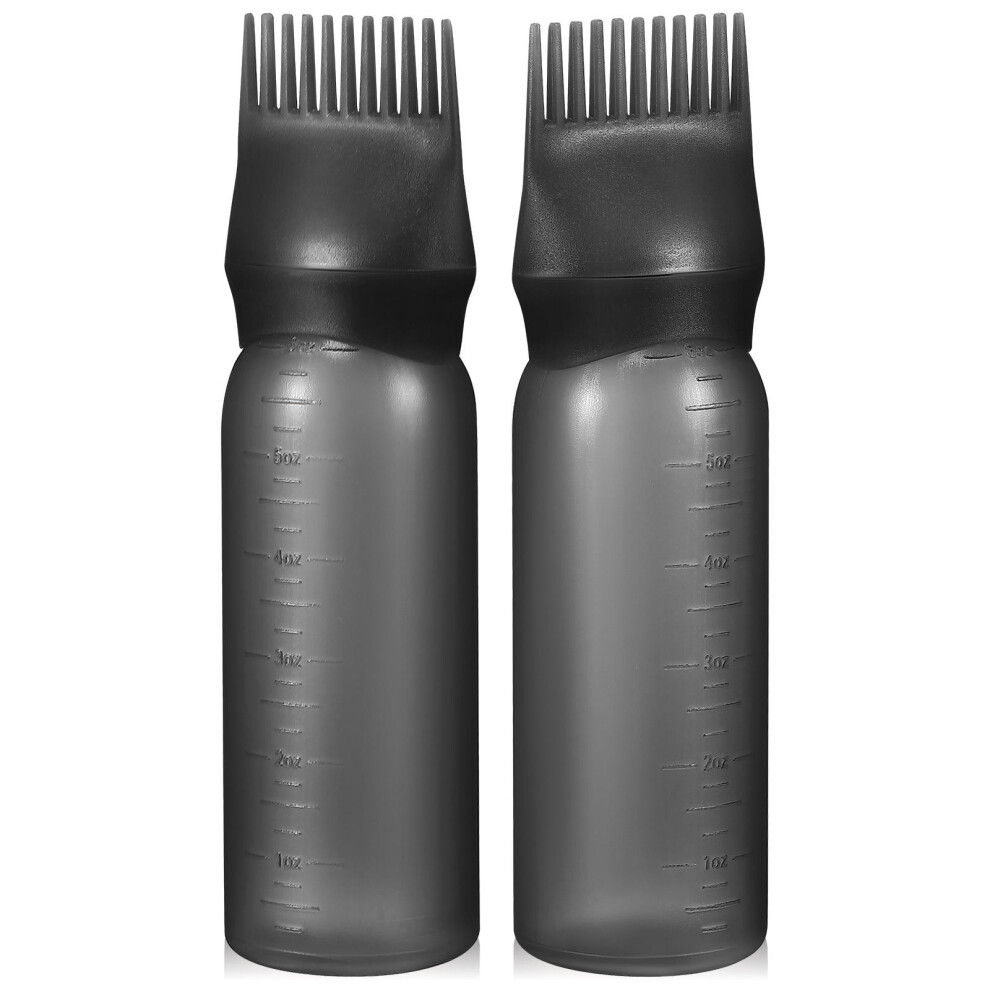 Totority 6 Pcs Root Comb Applicator Bottles With Brush For Hair Dye