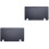 2 Pcs Acrylic Desktop Partition Screen For Office School Use Black 3