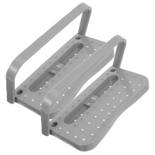 4Pcs Foldable Hanging Shoe Rack Wall Mounted Organizer For Home Grey