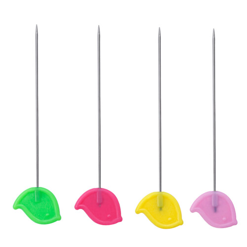 50pcs Plastic Flat Bird Head Sewing Needles for Craft Quilting