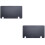 2 Pcs Acrylic Desktop Partition Screen For Office School Use Black 6