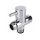 2Pcs Copper Three-Way Shower Angle Diverter Gadget for Home Bathroom 2