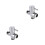 2Pcs Copper Three-Way Shower Angle Diverter Gadget for Home Bathroom 9