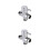 2Pcs Copper Three-Way Shower Angle Diverter Gadget for Home Bathroom 6