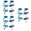 18Sets Decoratieve Resin Boot Micro Landschap Simulation Speelgoed 9
