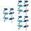 18Sets Decoratieve Resin Boot Micro Landschap Simulation Speelgoed 8