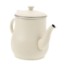 4Pcs Cooking Oil Strainer Jug Stainless Steel Grease Container Ivory