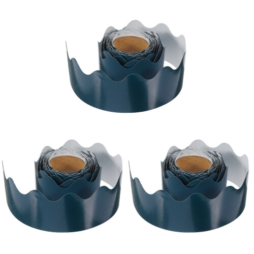3 Rolls Bulletin Smooth Surface Decoration Board Border Paper 1