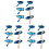 18Sets Decoratieve Resin Boot Micro Landschap Simulation Speelgoed 4