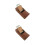 2Pcs Ergonomic Spokeshave Tool Coffee Wood Craft with Sharp Sk5 10
