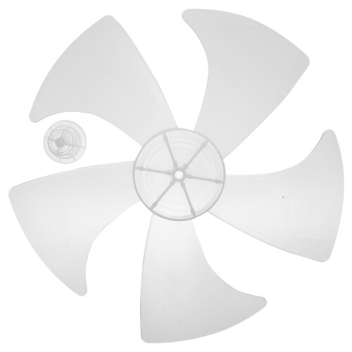 2pcs 14 Floor Fan Leaf Fan White Plastic Mute 2