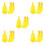 15Pcs Yellow Plastic Claw Machine Claw Replacement for Kids and Adults 10