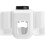 3Pcs Wall Toothbrush Holders Toothpaste Squeezer White Storage Shelf 1