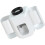 3Pcs Wall Toothbrush Holders Toothpaste Squeezer White Storage Shelf 3
