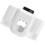 3Pcs Wall Toothbrush Holders Toothpaste Squeezer White Storage Shelf 2