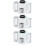 3Pcs Wall Toothbrush Holders Toothpaste Squeezer White Storage Shelf 10
