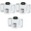 3Pcs Wall Toothbrush Holders Toothpaste Squeezer White Storage Shelf 5