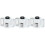 3Pcs Wall Toothbrush Holders Toothpaste Squeezer White Storage Shelf 6