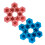 6 Pcs Snowflake Silicone Chocolate Mold For Baking And Ice 1