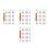 4Pcs Nail Art Brush Set Dual Head Replacement Nail Polish Tools Kit 4