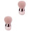 2 Pcs Mushroom Shape Loose Powder Makeup Brush Blusher Foundation Tool 4
