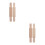 Set Of 2 Baking Roller Kids Rolling Pin Craft Polymer Clay Texture 7