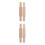 Set Of 2 Baking Roller Kids Rolling Pin Craft Polymer Clay Texture 2
