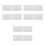 12Pcs White Plastic Electrical Box Replacement Covers for Safety 6