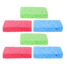 6Pcs Assorted Color Watercolor Sponges for Painting and Texture Repair