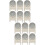 Water Dispenser Plastic Internal Feeder 6pcs 5.5x2.95x1.1in 7