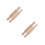 Set Of 2 Baking Roller Kids Rolling Pin Craft Polymer Clay Texture 5