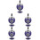 5Pcs Iron Ashtray For Home Office Automatic Extinguishing 8