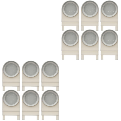 Water Dispenser Plastic Internal Feeder 6pcs 5.5x2.95x1.1in 2