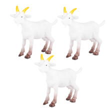 15 Pcs Miniature Goat Figurines Realistic Farm Animal Models