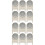 Water Dispenser Plastic Internal Feeder 6pcs 5.5x2.95x1.1in 5