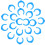 100Pcs Blue Plastic Water Filter Locking Clips for Home Use Leak-Free 3