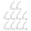 10Pcs Silicone Straw Replacement Tips for Water Bottles Kids Sippy Cup 10