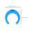100Pcs Blue Plastic Water Filter Locking Clips for Home Use Leak-Free 10