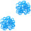 100Pcs Blue Plastic Water Filter Locking Clips for Home Use Leak-Free 5