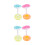 8 Pcs Inflatable Cup Holders For Pool Float Drink Cartoons 5