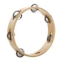 3pcs Tambourine Circle Child Wooden The Bell Metal