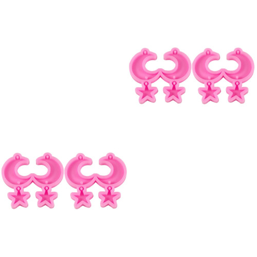 8Pièces Moules Silicone Boucles D'oreilles Pour 2