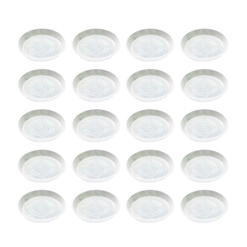 60Stk Stabile -Untersetzer Kunststoff Transparent