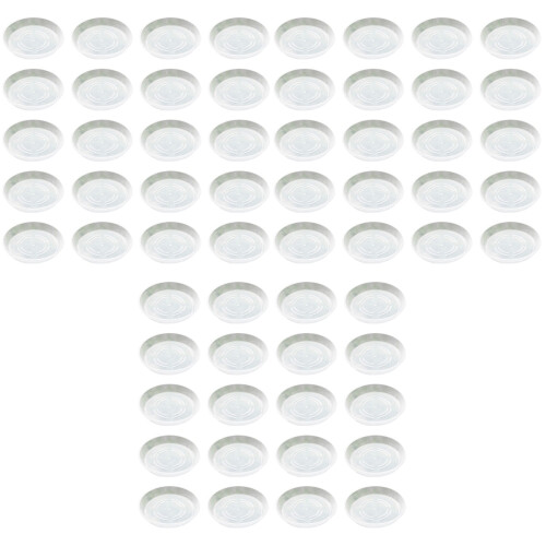 60Stk Stabile -Untersetzer Kunststoff Transparent 2