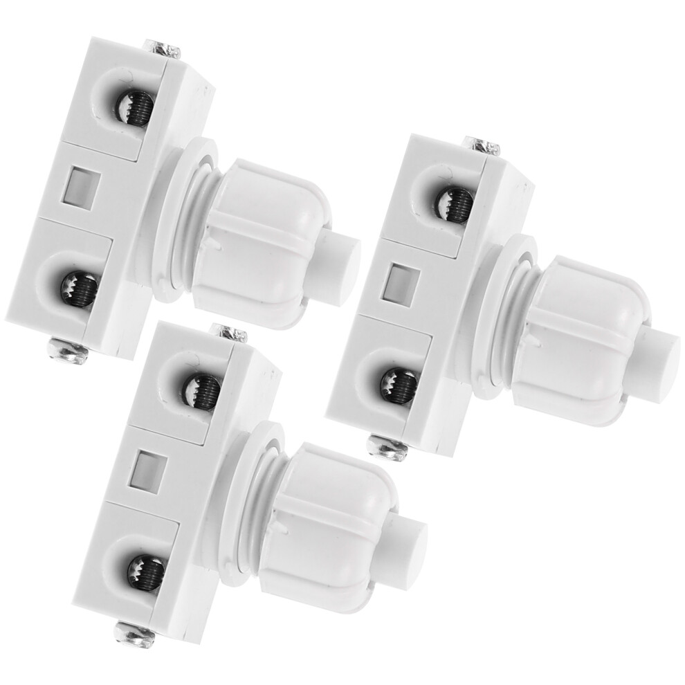 6Pcs Durable Abs Copper Push Button Switch For Lamp And Appliance 3631019824300
