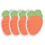 8Pcs Orange Antifreeze Face Stickers Cotton Windproof Winter Protector 1