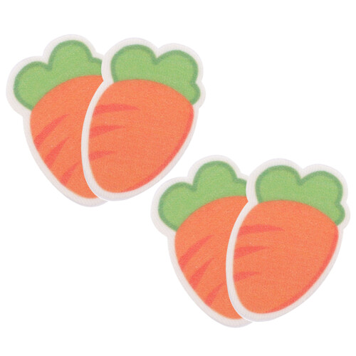 8Pcs Orange Antifreeze Face Stickers Cotton Windproof Winter Protector 2