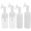 12Pièces Brosse Exfoliante Blanche Flacon Pratique 9