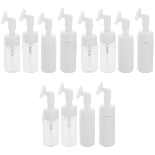 12Pièces Brosse Exfoliante Blanche Flacon Pratique 2